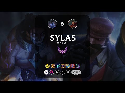 Sylas Jungle vs Graves - KR Master Patch 13.5
