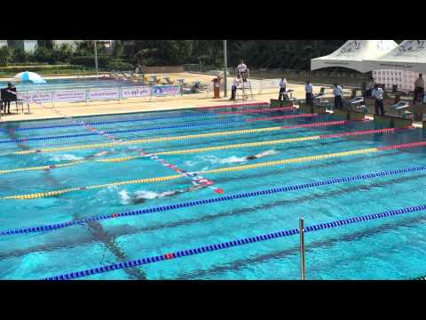 100m SF Womam Heat 2 (2014 Finswimming ASIA Championship in Phuket)