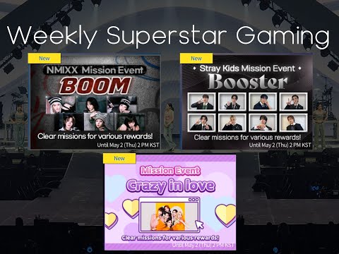 Superstar JYP/STAYC - Booster (Stray Kids), BOOM (NMIXX), Crazy in love (STAYC)
