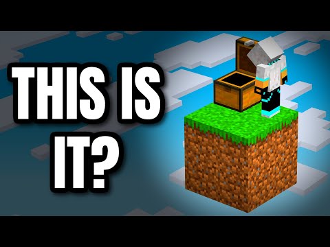 Starting From NOTHING | Let's Play Minecraft Skyblock Episode 1 (Java/Bedrock Server IP)