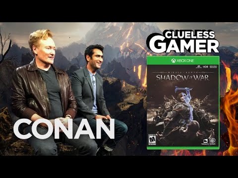 Clueless Gamer: "Shadow Of War" With Kumail Nanjiani | CONAN on TBS
