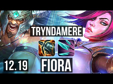 TRYNDAMERE vs FIORA (TOP) | 10/1/4, 1300+ games, 1.7M mastery, Legendary | EUW Master | 12.19