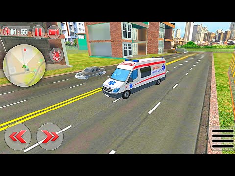 Ambulance Robot Car Transform - Emergency Robot City Rescue Simulator - Android Gameplay #2