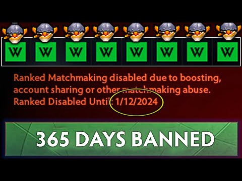 Valve don't like Techies, I got 365days banned once again!