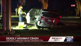 Deadly crash in Bluffton on US 278