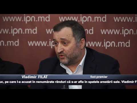 Filat, în prima conferință de presă de după eliberare