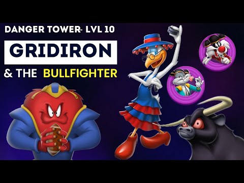 ⚔️ Bullfighter Toons in Gridiron Tower ⚔️ Level 10 - Looney Tunes World of Mayhem gameplay
