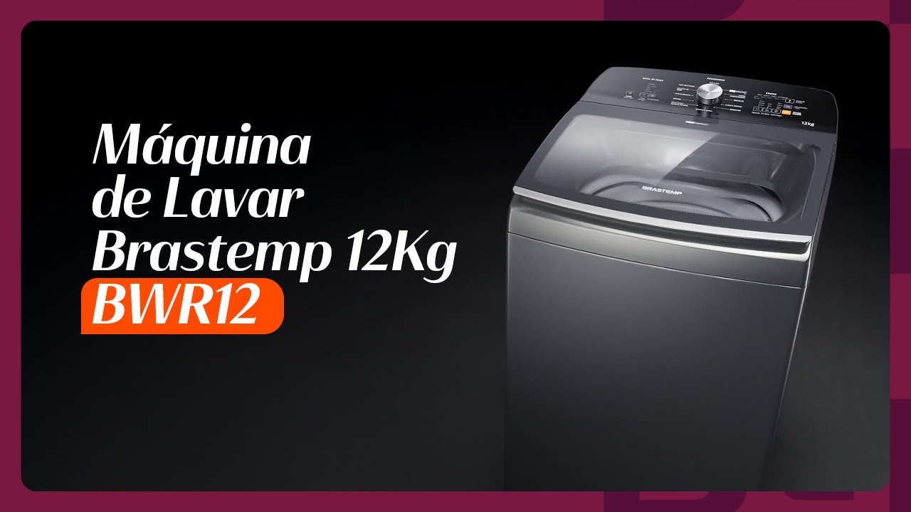 Máquina de Lavar Brastemp 12Kg com Ciclo Tira Manchas Advanced e Ciclo Antibolinha BWK12