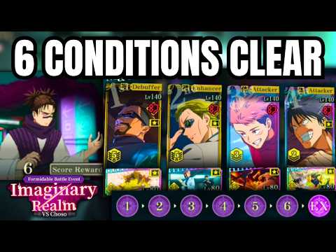 6 POINTS CONDITION UNLOCK! SP BATTLE vs CHOSO F2P CLEAR IMAGINARY REALM JJK: PHANTOM PARADE