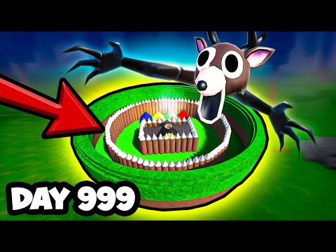 I Built the SAFEST AFK BASE in 99 Nights in the Forest! (Roblox)