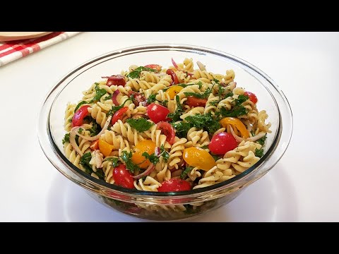 Best Ever Pasta Salad Recipe with Homemade Dressing