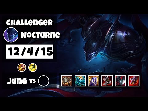 Nocturne vs Xin Zhao KOREAN Challenger JUNGLE (12/4/15) - v11.13