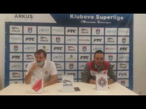 ARKUS liga 3. kolo / RK Partizan - RK Vojvodina / Konfrencija za medije