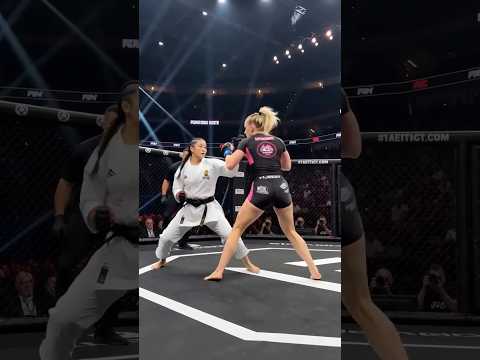 【狙いすました正拳突き一撃】空手 vs 総合格闘技 #異種格闘技戦 #Karate #MixedMartialArts