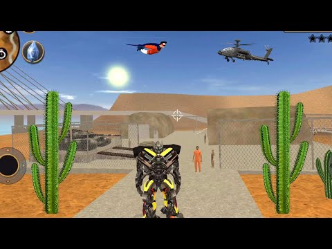 Vegas Crime Simulator (Transformer Monster Truck on Army Base)Cactus Army Base - Android Gameplay HD