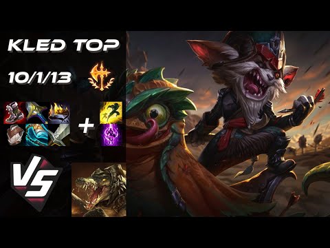 TOP Kled vs Renekton - EU Master Patch 14.19