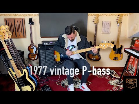 Fender Precision Bass 1977 vintage (Sunburst) - BASS PILLS