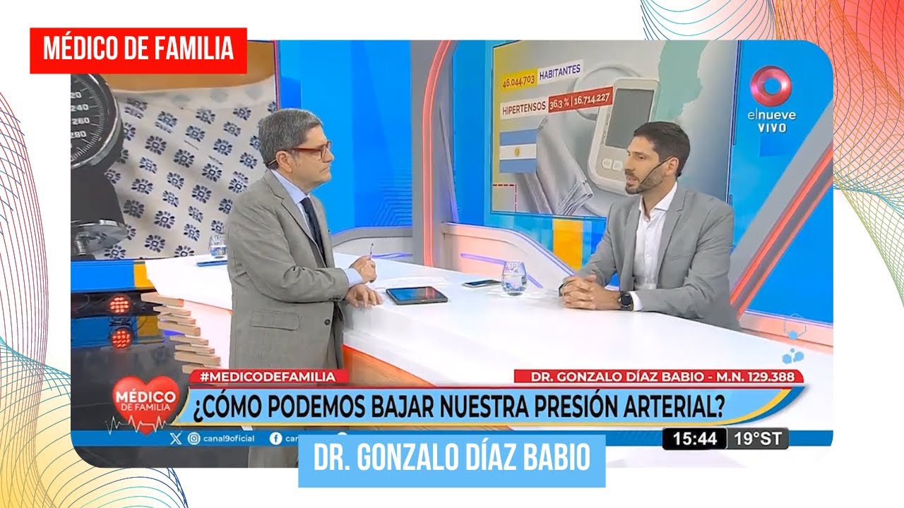 ¿Cómo bajar la presión arterial? | Médico de familia | Dr. Jorge Tartaglione |Dr. Gonzalo Díaz Babio