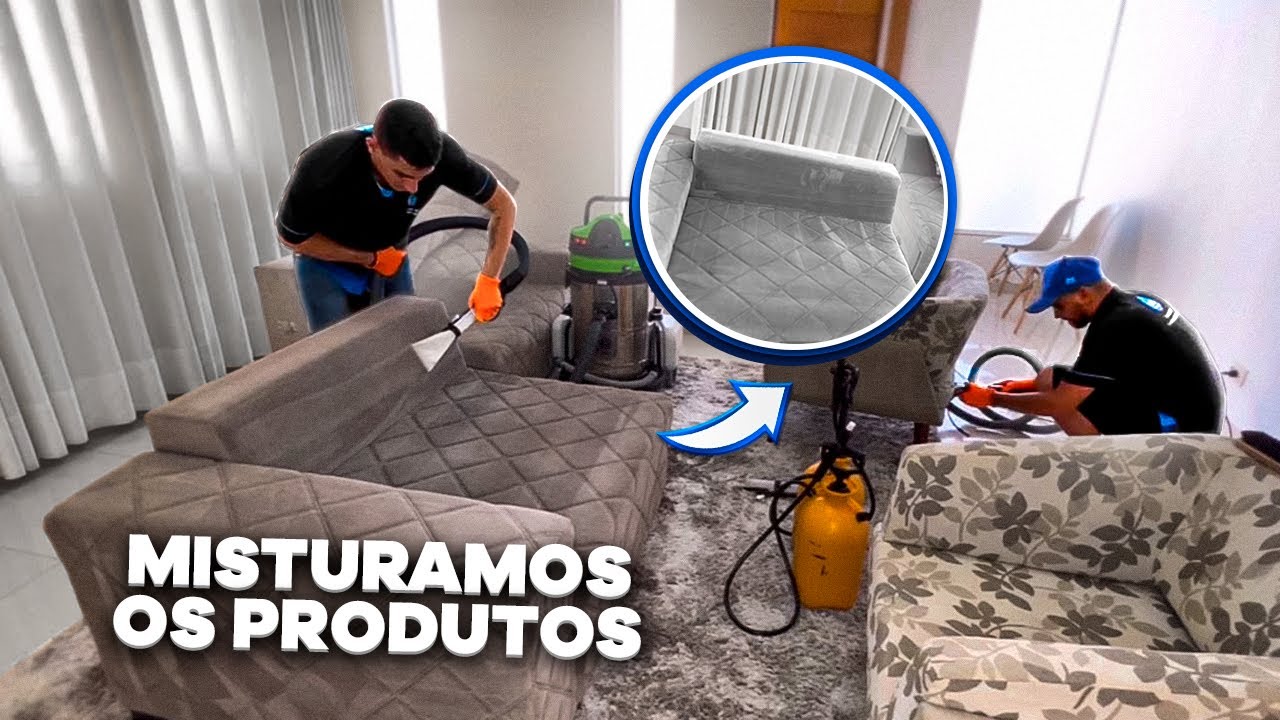 COMO HIGIENIZAR SOFÁ MISTURANDO PRODUTOS (SOS Método 4.0 inscrições abertas)