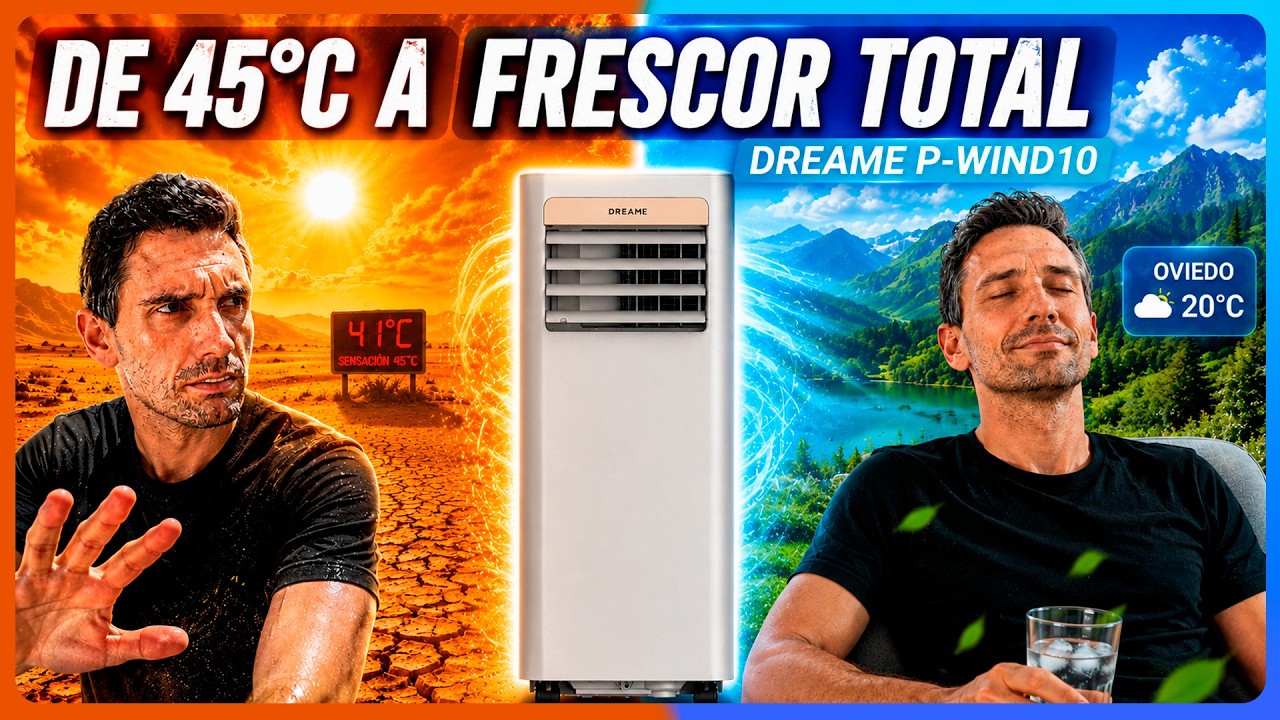 ¿Calor EXTREMO? Tengo la solución portátil y POTENTE | Dreame P-Wind10