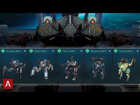 FENRIR, INVADER, FALCON, BULWARK, RAIJIN - Heavy Armoured Tanks | Live Stream || War Robots [WR]