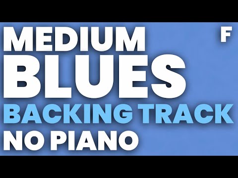 Blues in F Backing Track 120 bpm - NO PIANO