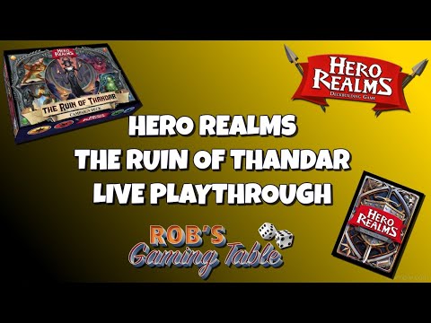 Hero Realms | The Ruins of Thandar | Live Playthrough