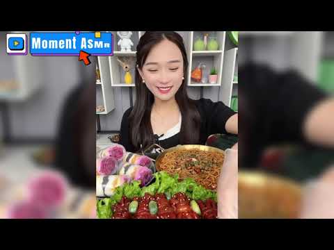 Eating Food Show | Noodle 🍜 With Stewed Pork Intestine Recipe | Moment ASMR