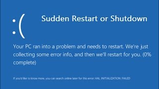 How to Fix Sudden Restart/Shutdown Problem in Windows 10/8.1/7