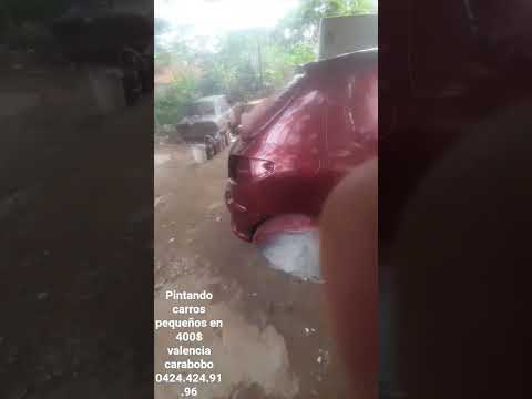 pintando carros pequeños en 400$ en valencia carabobo venezuela 0424.424.91.96