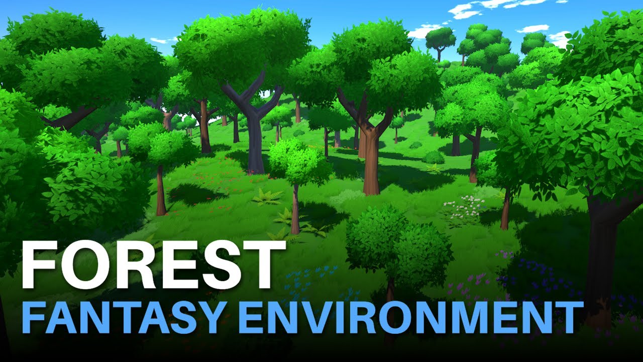 Forest - Stylized Fantasy Environment 3D Model