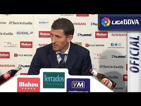 Rueda de Prensa de Javi Gracia tras el Real Valladolid (0-1) Osasuna - HD