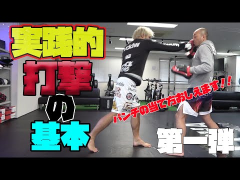 【パンチの当て方教えます！】金原正徳テクニック動画第一弾！打撃編！ 誰でも当てられるジャブ、ストレート【誰でも出来る見えないパンチ】