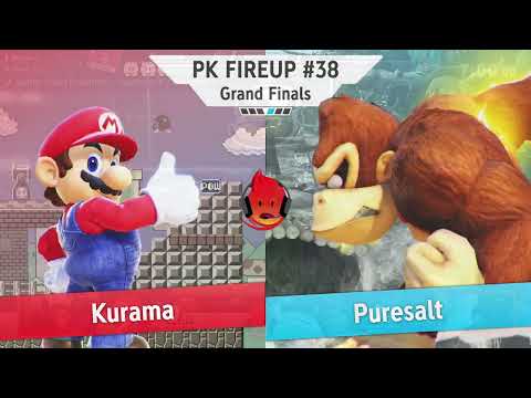 Kurama(Mario) vs Puresalt (Donkey Kong) - PK Fireup #38 Grand Finals