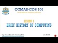 Lesson 1 On Topic 1 Of CCMAS COS 101 By Usman A Baba