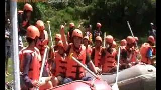 preview picture of video 'rafting team wanayudha smu banjaran di pangalengan kab. bandung'