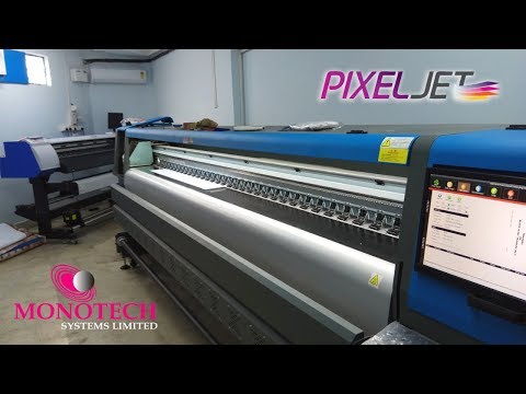 Flex printing machine demo