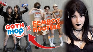 Goth Ihop x Femboy Hooters! | AnimeNYC Vlog!