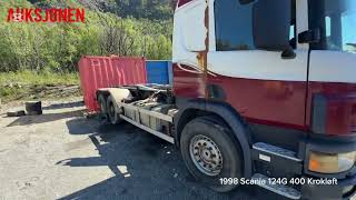 Scania Scania 124G 400 krokl&oslash;ft &ndash; 35 tonns krok &ndash; boggil&oslash;ft hook lift truck | Image 4 - Autoline
