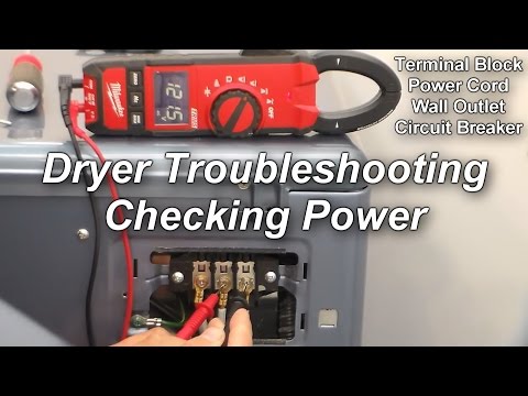 How to Check the Power to your Dryer - Not Heating or Not Running