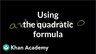 Quadratic Equations in Standard Form