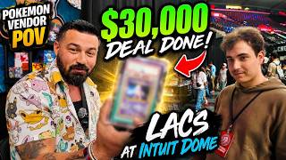 LACS at INTUIT DOME!! Making deals on the main court!! VENDOR POV!!