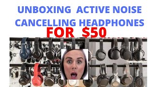 Great Build Active Noise Cancelling headphones for $50 Save Money