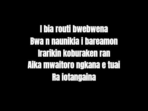Bwebwen ueen te kai kiribati karaoke