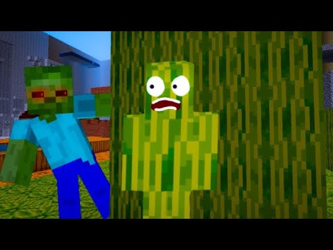 DISFARCE DE MELANCIA!! - Minecraft: esconde esconde