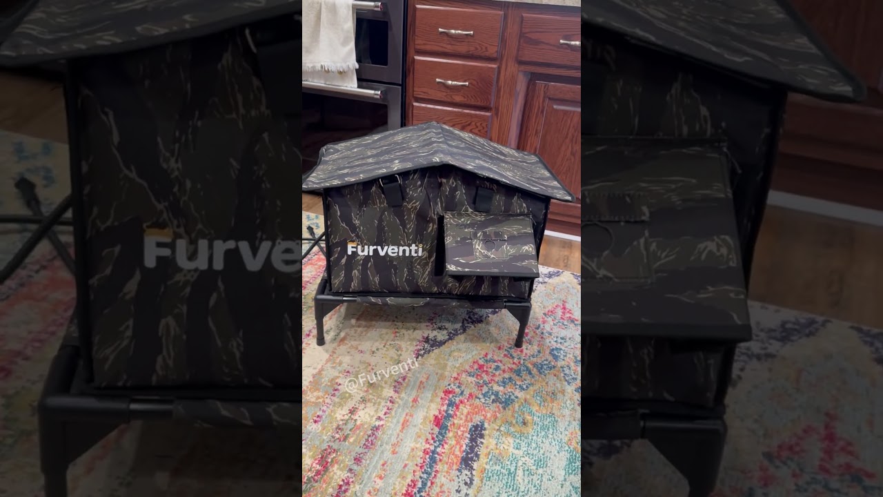 🐱 Furventi Cat House — Because every outdoor kitty deserves safety & warmth! 🏠💛 #cat cathouse