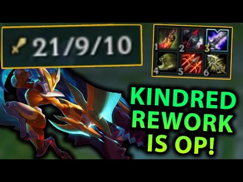 NEW KINDRED REWORK GAMEPLAY! KINDRED'S AN ADC THAT OUTRANGES CAITLYN NOW?! - PBE League of Legends