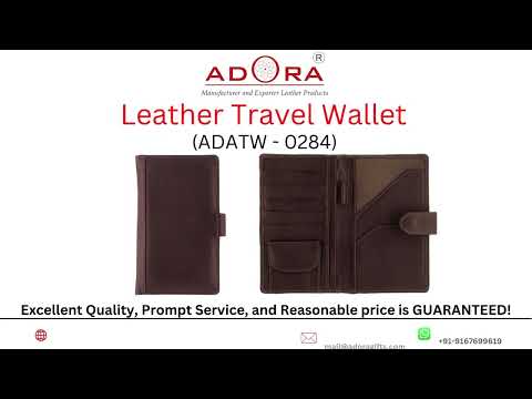 Brown and many more high quality pu leather travel wallet