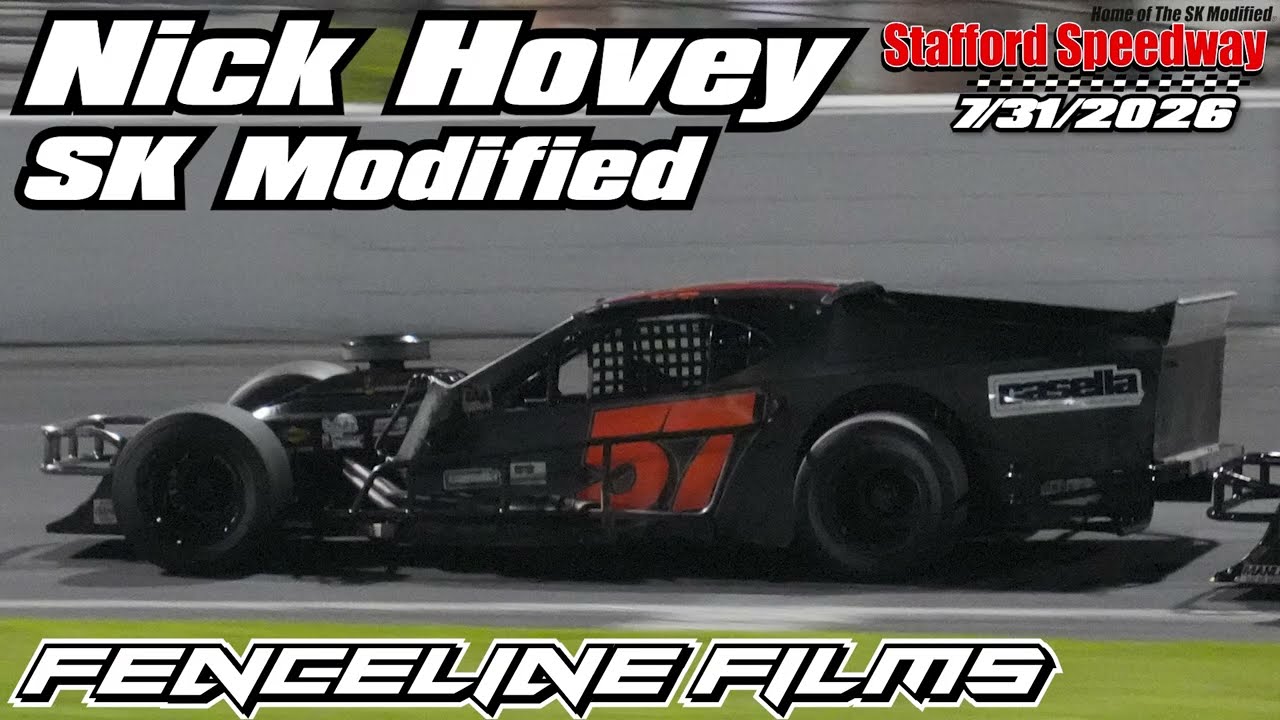 Nick Hovey's SK Modified Run at Stafford Speedway