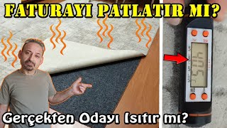 Doğal Gaz Faturasına Son mu? Halı Altı Isıtıcı Detaylı İnceleme